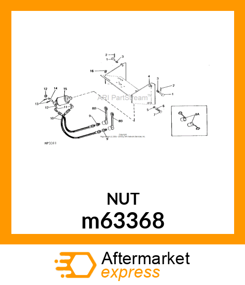 NUT m63368