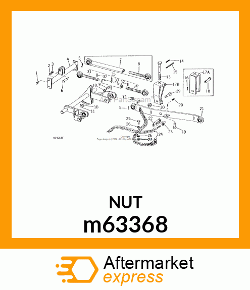 NUT m63368