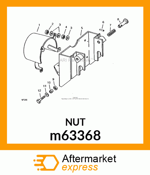 NUT m63368