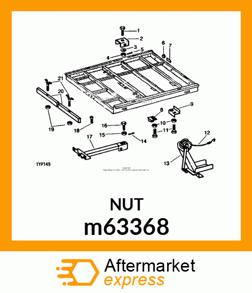 NUT m63368