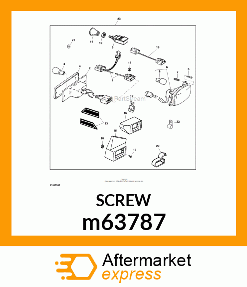 SCREW, SLFTPG, SPD THD, CR PAN HD m63787