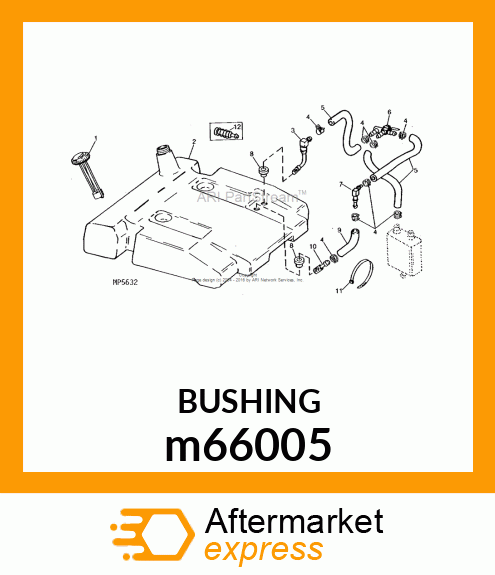 BUSHING, BUSHING, FUEL TANK m66005