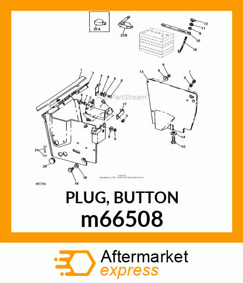 PLUG, BUTTON m66508