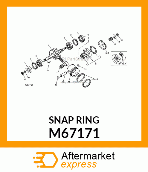 Snap Ring - SNAP RING - PUR M67171