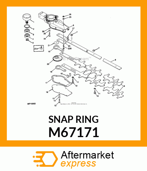 Snap Ring - SNAP RING - PUR M67171