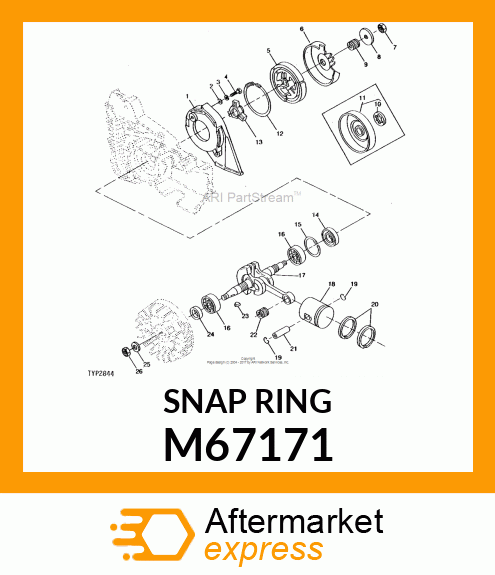 Snap Ring - SNAP RING - PUR M67171