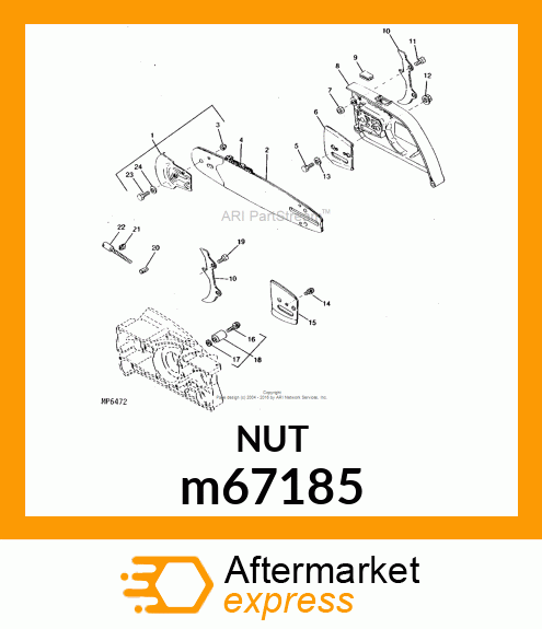 NUT, METRIC, HEX m67185