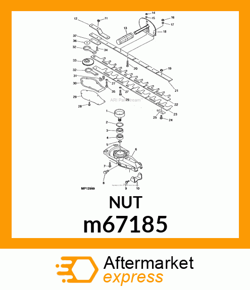 NUT, METRIC, HEX m67185