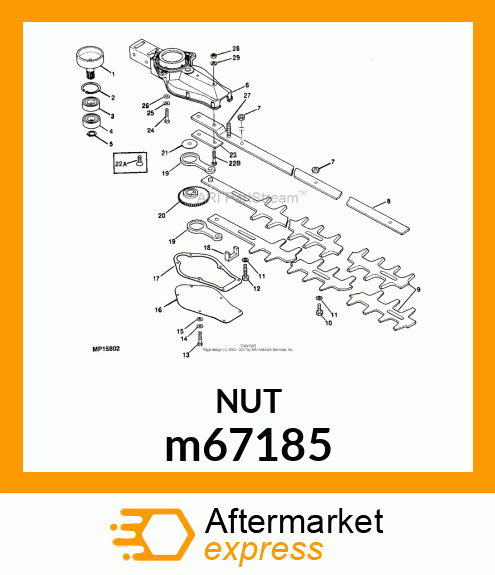 NUT, METRIC, HEX m67185