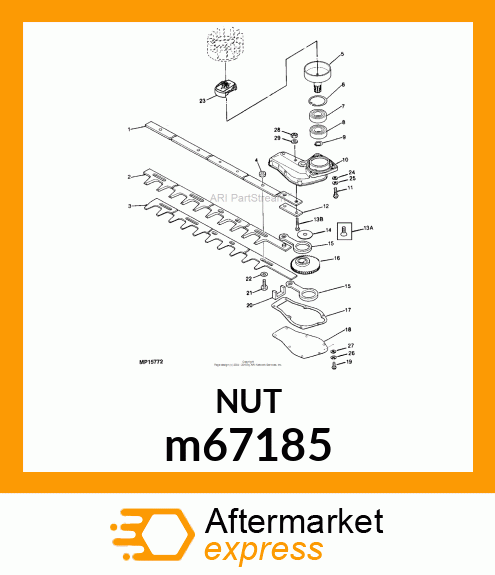 NUT, METRIC, HEX m67185