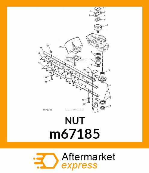 NUT, METRIC, HEX m67185