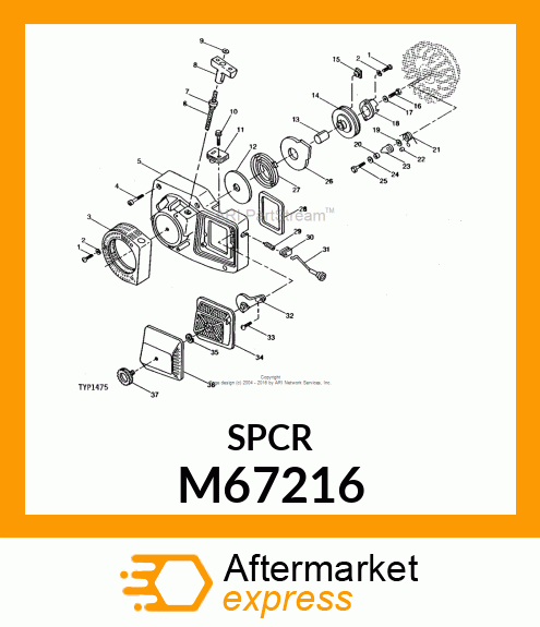 Spacer M67216