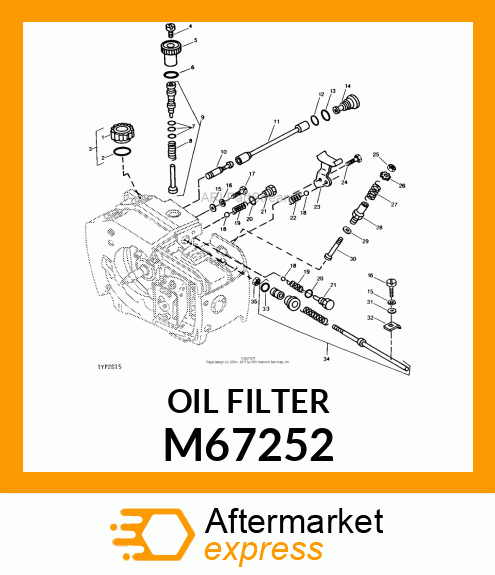 Oil Filter - OILER STRAINER M67252