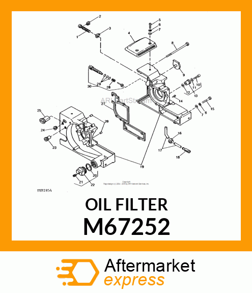 Oil Filter - OILER STRAINER M67252