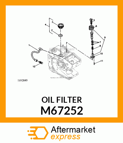 Oil Filter - OILER STRAINER M67252