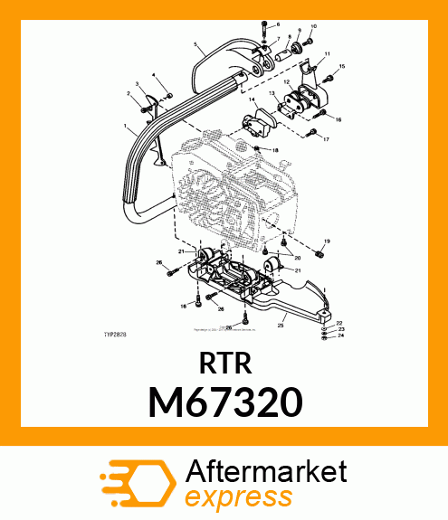 Retainer - HANDGUARD HOLDER - PUR M67320