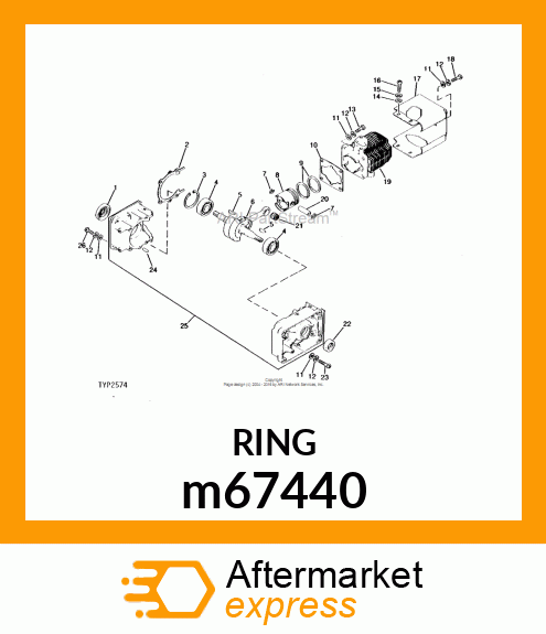 RING, INTERNAL SNAP m67440