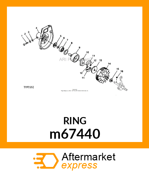 RING, INTERNAL SNAP m67440