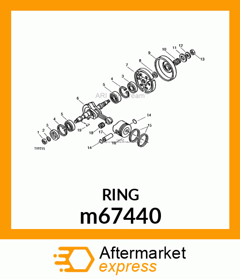 RING, INTERNAL SNAP m67440
