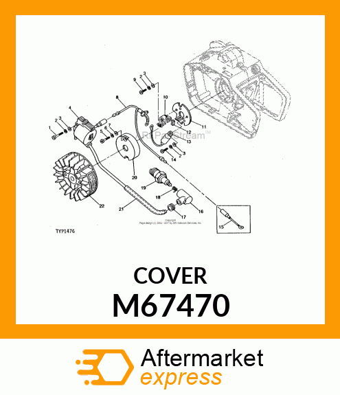 Cover - COVER - PUR (Part is Obsolete) M67470
