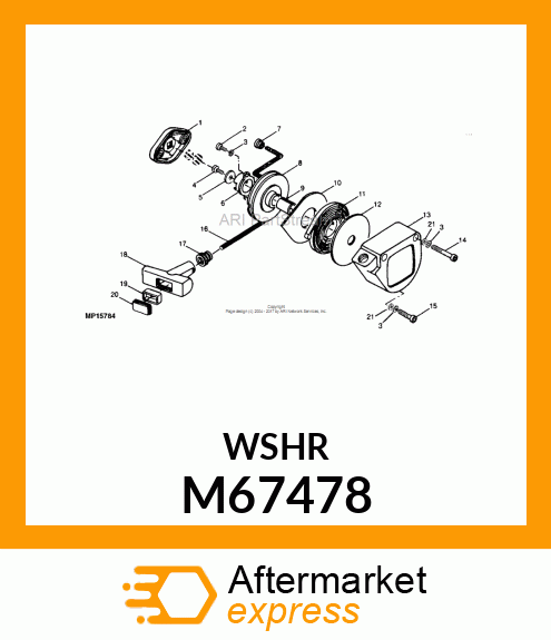 Washer - WASHER - PUR (Part is Obsolete) M67478