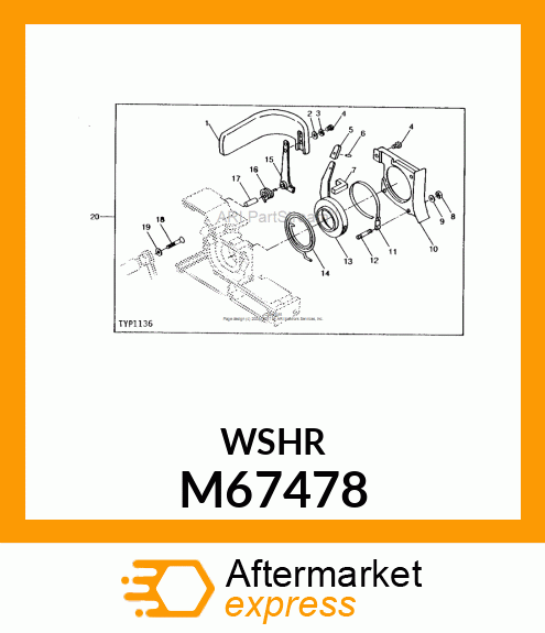 Washer - WASHER - PUR (Part is Obsolete) M67478