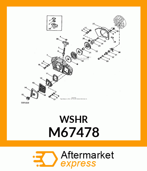 Washer - WASHER - PUR (Part is Obsolete) M67478