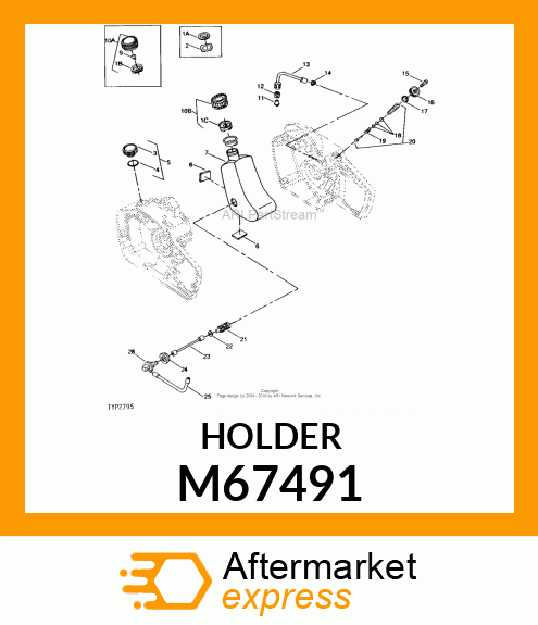 Holder - CHECK VALVE HOLDER M67491