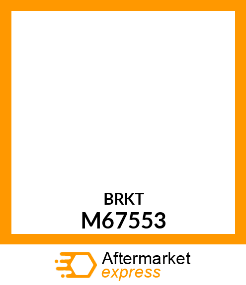 Plate - DUST SEAL PLATE - PUR (Part is Obsolete) M67553