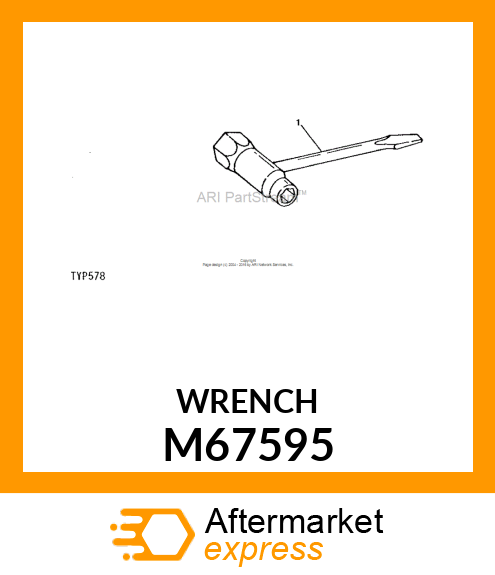 Wrench - COMBINATION WRENCH & SCREWDRIVER M67595