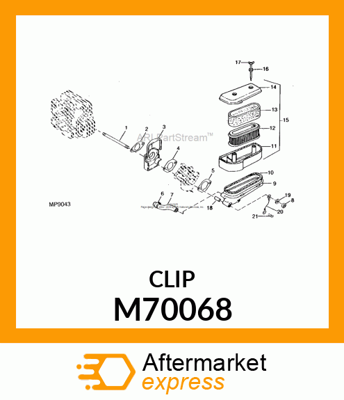 Clip M70068