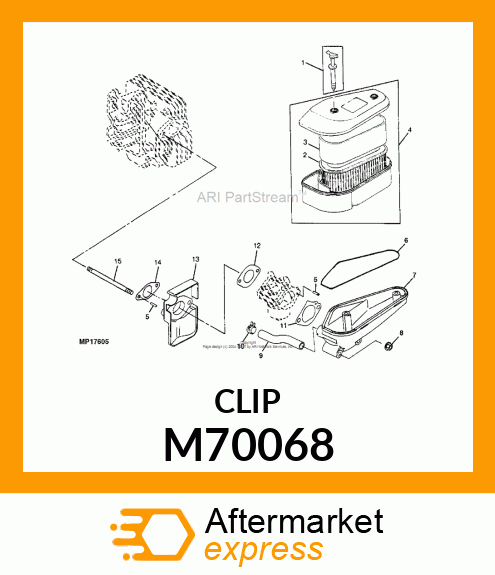 Clip M70068