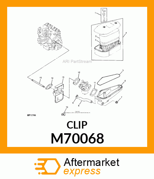 Clip M70068