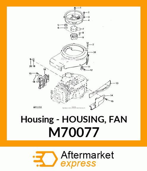 Housing M70077