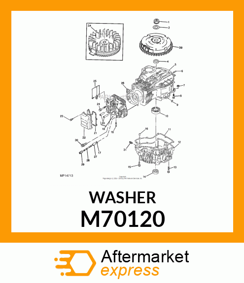 Washer M70120