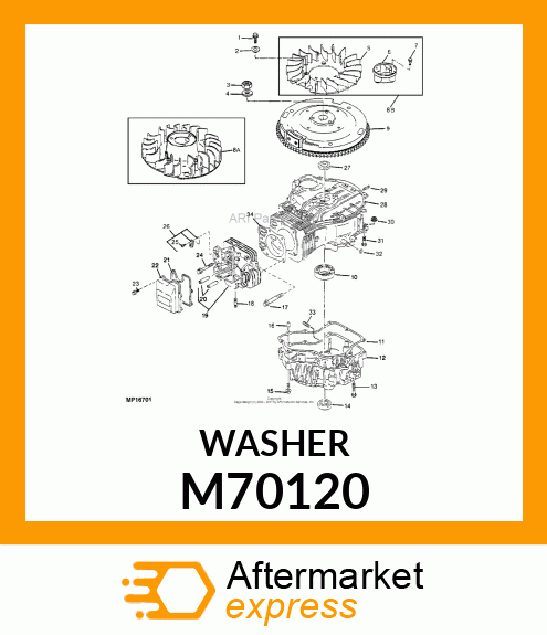 Washer M70120