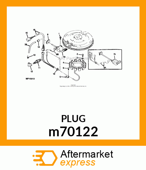 PLUG,SPARK, HEAT RANGE 5,BPR5ES m70122