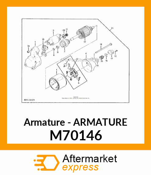 Armature - ARMATURE M70146