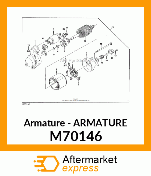 Armature - ARMATURE M70146