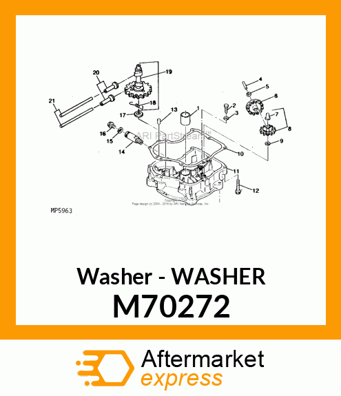 Washer - WASHER M70272