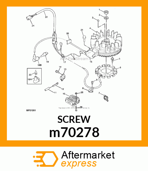 BOLT, FLANGE m70278