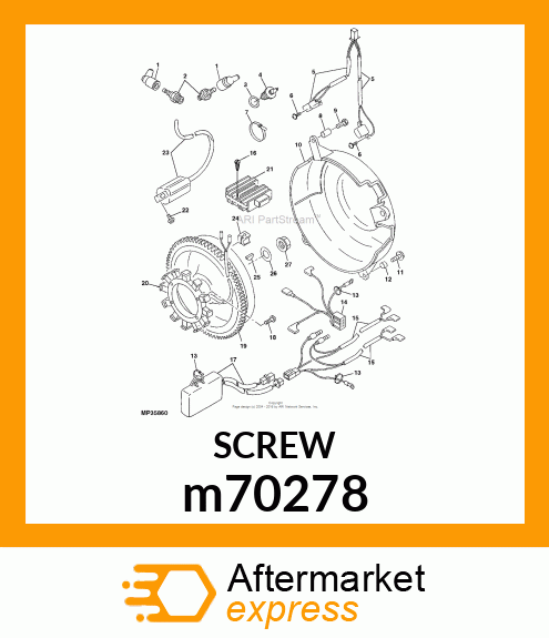 BOLT, FLANGE m70278