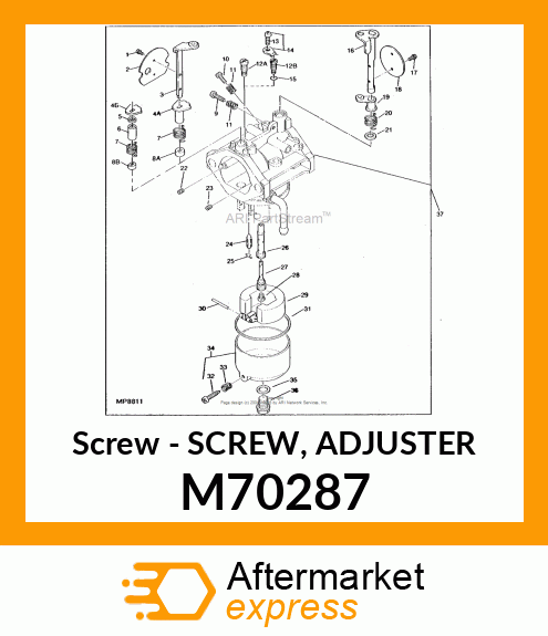 Screw - SCREW, ADJUSTER M70287