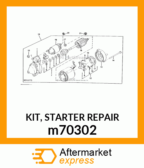 KIT, STARTER REPAIR m70302