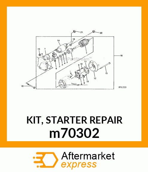 KIT, STARTER REPAIR m70302