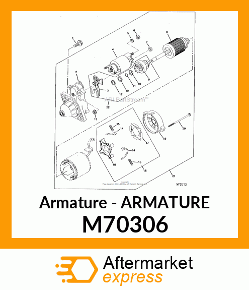 Armature - ARMATURE M70306