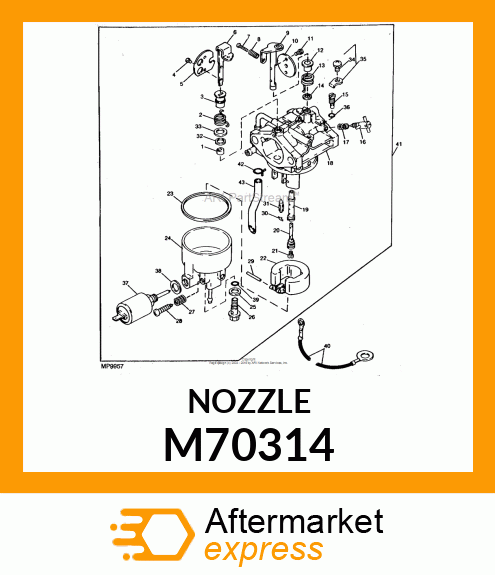 Nozzle - NOZZLE, MAIN M70314