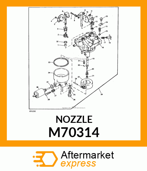 Nozzle - NOZZLE, MAIN M70314