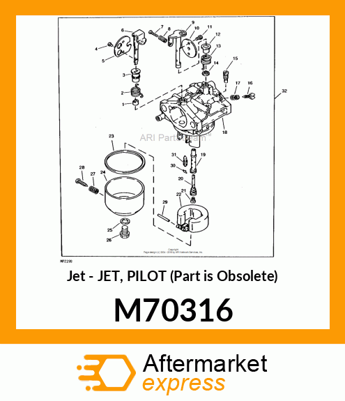 Jet - JET, PILOT (Part is Obsolete) M70316