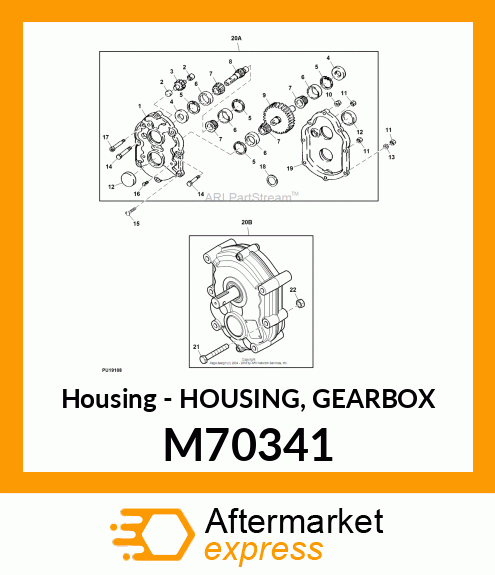 Housing - HOUSING, GEARBOX M70341